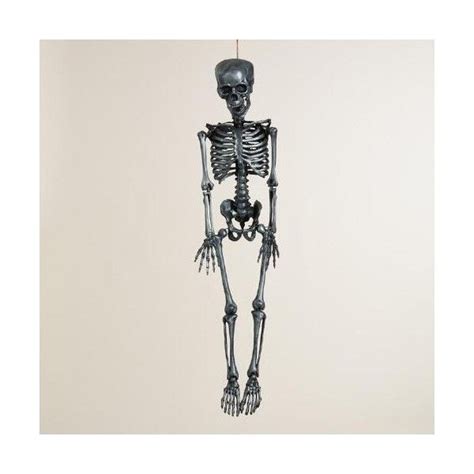 Cost Plus World Market Silver Classic Hanging Skeleton 40 Liked On