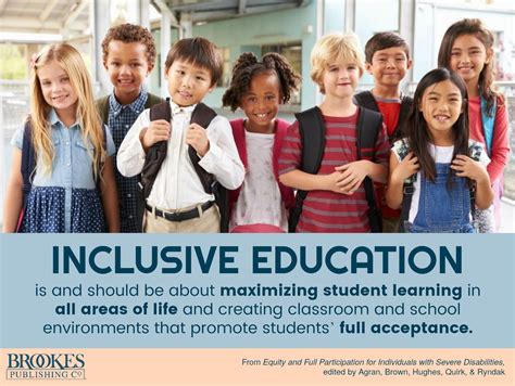 Inclusion Is About Maximizing Learning And Promoting The Full