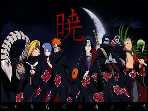 Akatsuki Famous Anime Naruto Shippuden And Others