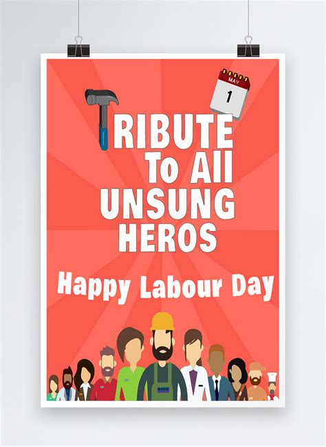 Happy Labour Day Celebration Poster Template Imagepicture Free