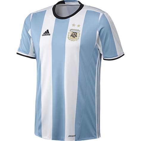 Adidas Youth Argentina Home 2016 Replica Soccer Jersey Light Blue