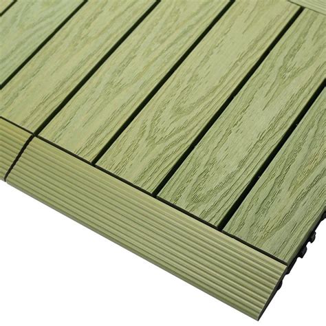 Newtechwood 16 Ft X 1 Ft Quick Deck Composite Deck Tile Straight