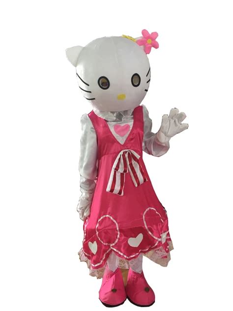 Miaosheng Hello Kitty Cartoon Fancy Dress Mascot Costume Adult Suit Express In Mascot From