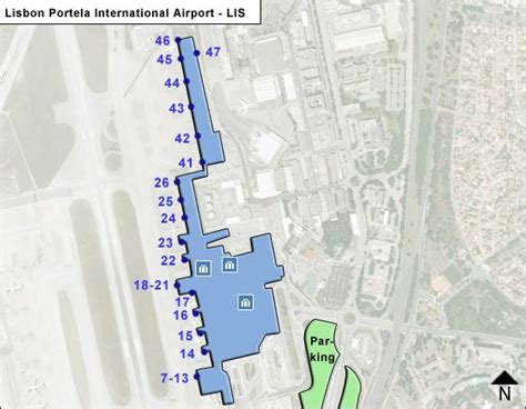 Lisbon Airport Map