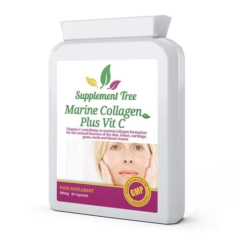 Hydrolysed Marine Collagen 600mg 60 Capsules - Supplement Tree