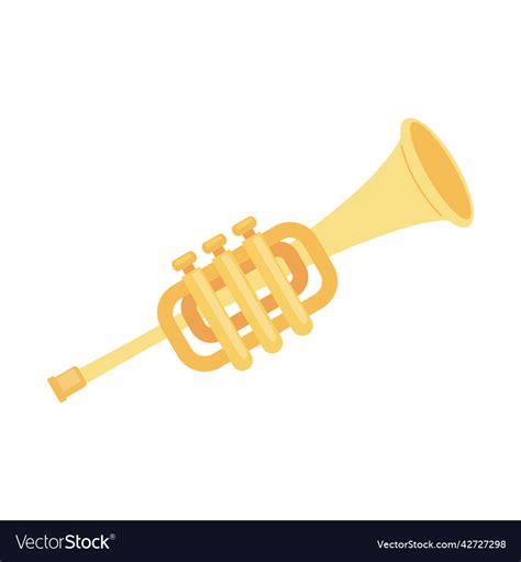 Trumpet Musical Instrument Royalty Free Vector Image