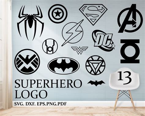 Superhero Logo Svg Superheroes Svg Superhero Eps Superhero Logo