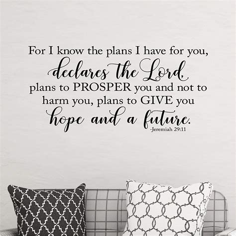 For I Know The Plans I Have For You Declares The Lord Plans To