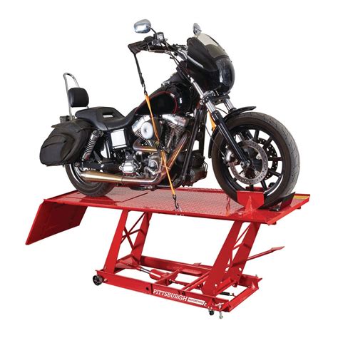 So if you ever want to put a car in the garage again what is the space worth? Motorcycle Lift Table, 1000 Lb. Capacity