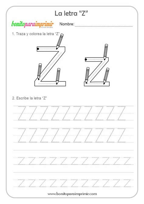 Aprender La Letra Z Aprender Las Letras Lectoescritura Fichas Letras