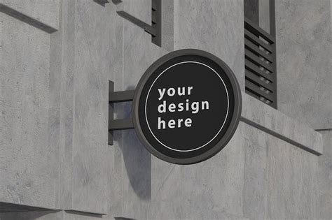 Store Sign Vol02 Mockup Template Vr Design Template Place