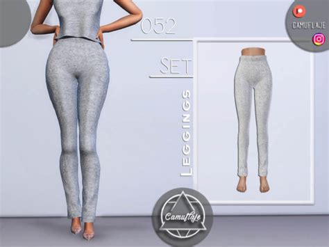 Set 052 Leggings By Camuflaje Best Sims Mods