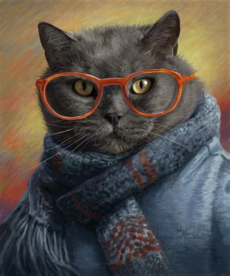 Collection by becky • last updated 1 day ago. Cool Cat Digital Art by Lucie Bilodeau