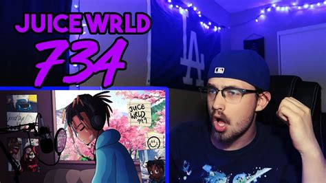 Juice Wrld 734 Official Visualizer Reaction And Review Youtube