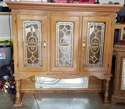 Restoration News Lighted China Cabinet For Sale