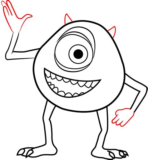 For drawing with a nib. How To Draw Mike Wazowski - Draw Central