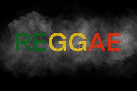 Green Yellow Red Reggae Background Concept Stock Illustration
