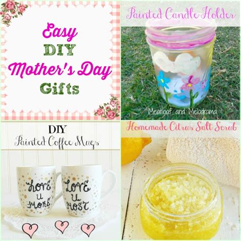 If you're asking yourself what can i possibly make without any real artistic skills, or you're looking for a craft to come from your child, we're here to reassure you: Easy DIY Mother's Day Gift Ideas - Meatloaf and Melodrama