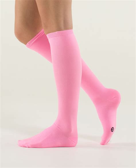 lululemon women s compression sock pretty pink lulu fanatics
