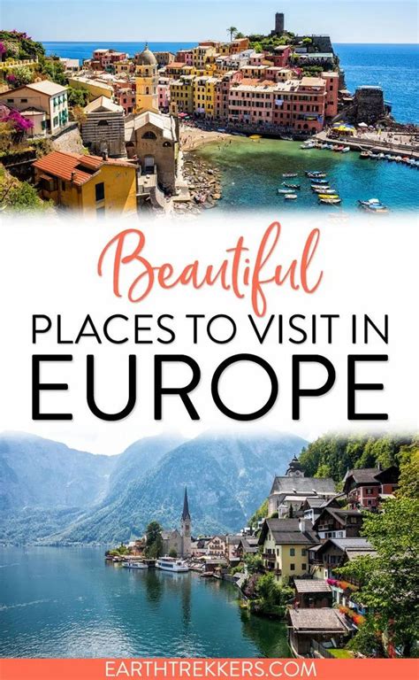 Beautiful Places To Visit In Europe With Text Overlay