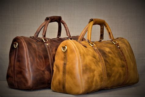 Men S Luxury Leather Travel Bag Semashow