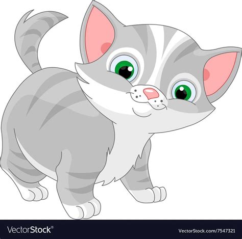 Illustration Of Striped Kitten Download A Free Preview Or High Quality