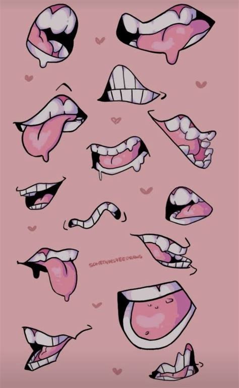 Pin By Nitrous Oxide On My Saves Drawing Expressions Mouth Drawing