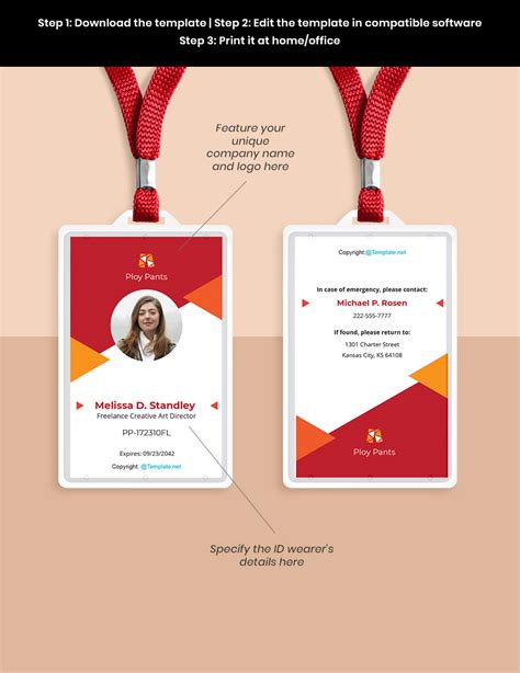 Creative Freelancer Id Card Template In Psd Word Illustrator Pages