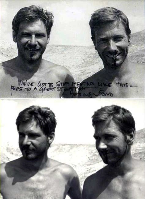 Harrison Ford And Vic Armstrong Rare Celebrity Photos Harrison Ford