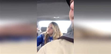 Dad Catches Teenage Daughter Taking Embarrassing Selfies In The Back Seat