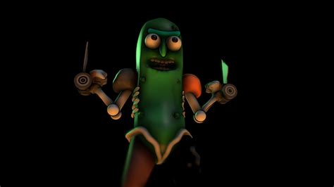 Pickle Rick Download Free 3d Model By Willbourke Kaboomanimations