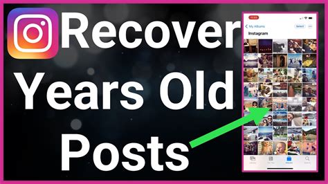 How To Recover Deleted Instagram Posts From Years Ago Youtube