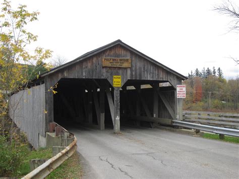 Pulp Mill Covered Bridge Middlebury Vermont Pulp Mill C Flickr