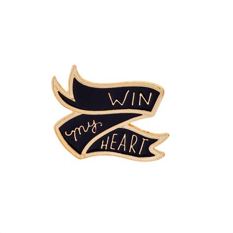 Pin Win My Heart Enamel Brooch Idolstore Merchandise And Collectibles