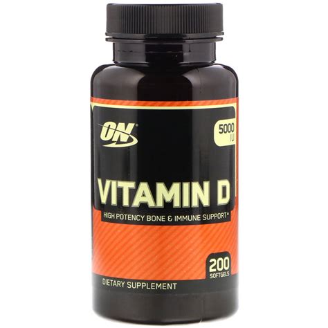 Compare the best vitamin brands based on 2,600 data points such as free return policies, and. Optimum Nutrition, Vitamin D, 5000 IU, 200 Softgels | By ...