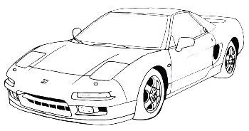 You can use our amazing online tool to color and edit the following honda coloring pages. Honda NSX or Acura NSX Coloring Page - Acura coloring ...