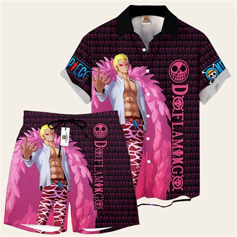 Donquixote Doflamingo Symbol One Piece Hawaiian Suit Onepiecefans Store