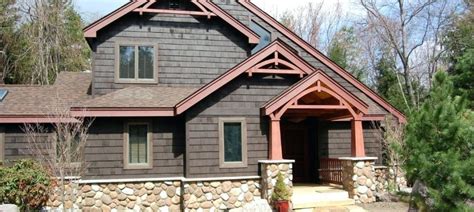 Every color will look different on every house in every lighting, but hopefully these will serve as major inspiration for more of you! Mountain Home Exterior Paint Colors Mountain Cabin ...