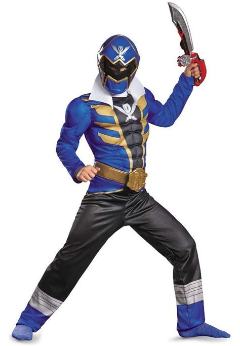 Power Ranger Super Megaforce Blue Ranger Muscle Kids