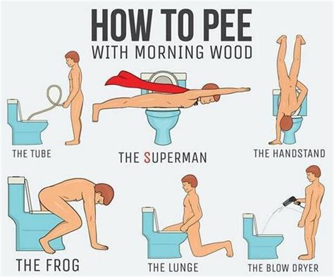 How To Pee With Morning Wood Let S Get Innovative Guys Men S