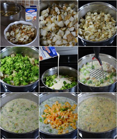Loaded Cheesy Broccoli Potato Soup Cheesy Broccoli Potatoes Broccoli