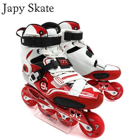 japy skate original freestyle yjs carbon fiber professional slalom inline skates roller skating
