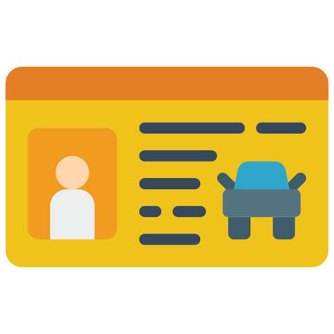 Drivers License Free User Icons