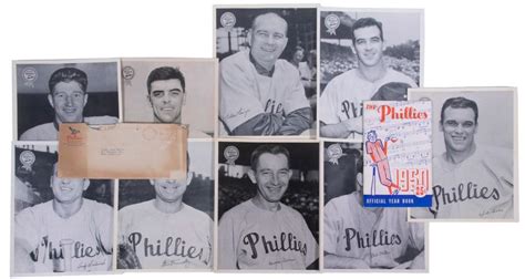 Sold At Auction 1950 Philadelphia Phillies Whiz Kids Memorabilia