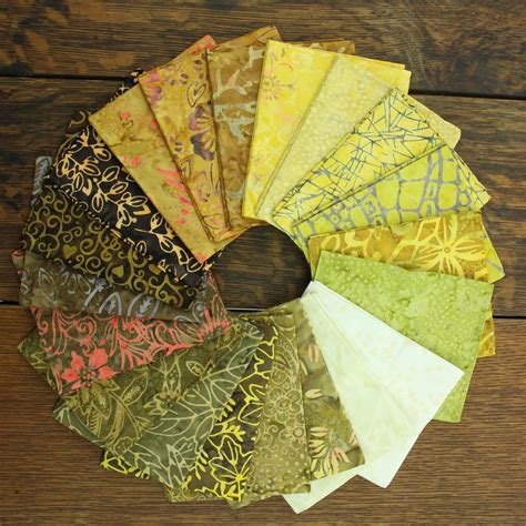 Cotton Batik Precut Fabric Fat Quarter Quilting Patchwork 20 Piece 20x19 Ebay