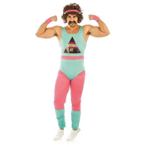 80 S Fitness Instructor Adult Costume