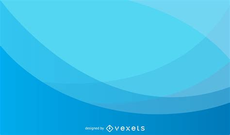 Clear Blue Curves Background Design Vector Download