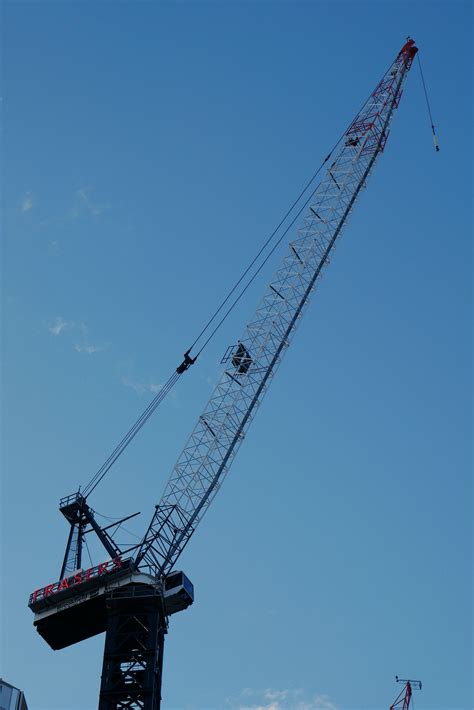 This Favco Tower Crane Was In Central Park Sydney Working On A