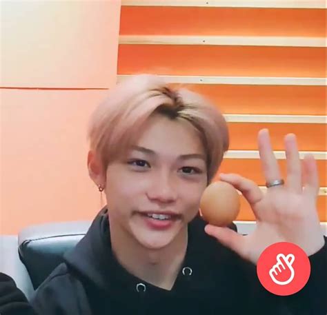 On Instagram Felix And His Egg That Came Out Of Nowhere This Vlive Became One