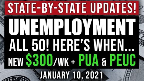 State By State Unemployment Extension Arrival 300 100 Boost 11